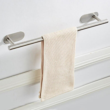 Handtuchhalter, Handtuchstange Edelstahl, selbstklebend, verschiedene Längen - werkzeug-online24