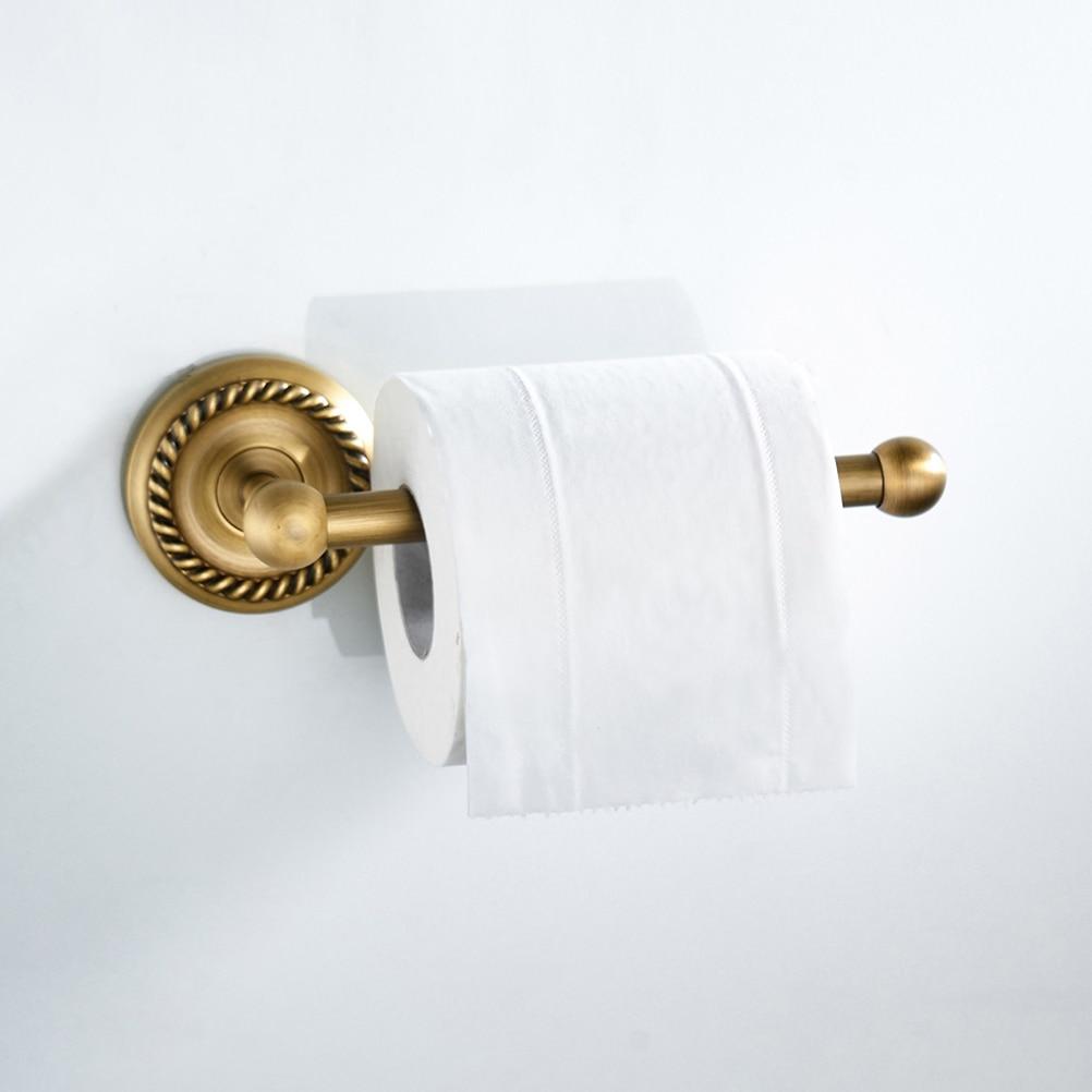 Toilettenpapierhalter Kupfer, Design gebürstete Bronze - werkzeug-online24