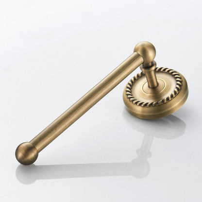 Toilettenpapierhalter Kupfer, Design gebürstete Bronze - werkzeug-online24