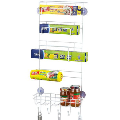 Hängeregal für Kühlschrank, Gerätehalter, Küchenrollenhalter - werkzeug-online24