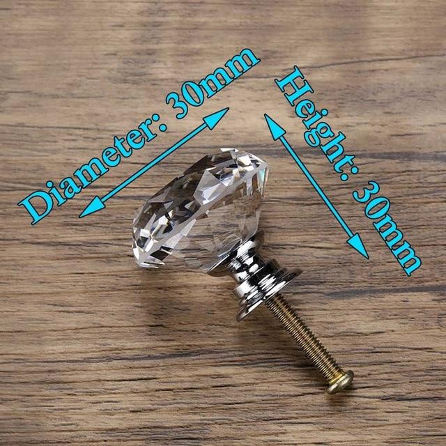 Möbelknöpfe, Schrankknöpfe Glas 20-40mm - werkzeug-online24