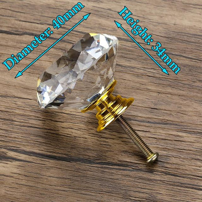 Möbelknöpfe, Schrankknöpfe Glas 20-40mm - werkzeug-online24