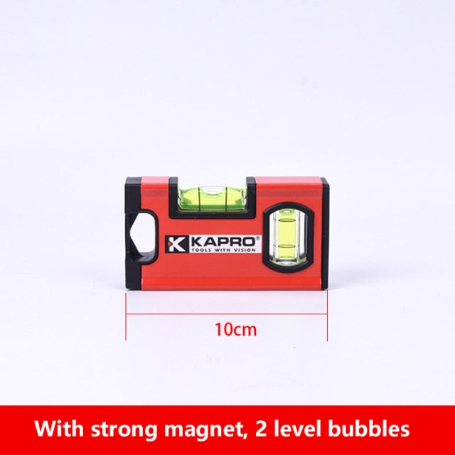 Tragbare Magnetische Wasserwaage aus Aluminium, 10cm oder 20cm Länge - werkzeug-online24