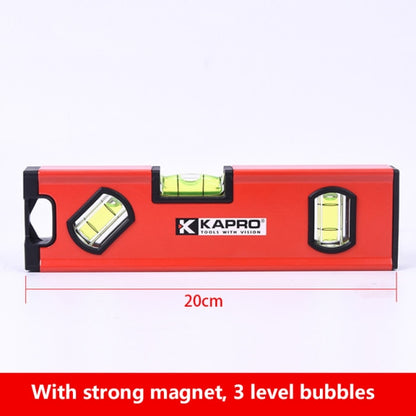 Tragbare Magnetische Wasserwaage aus Aluminium, 10cm oder 20cm Länge - werkzeug-online24