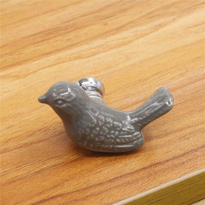 Möbelknöpfe, Schrankknöpfe, Keramik Design Vogel - werkzeug-online24