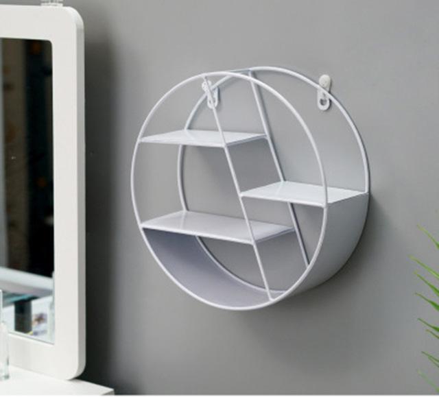 Wandregal Nordic Style Metal Rund - werkzeug-online24