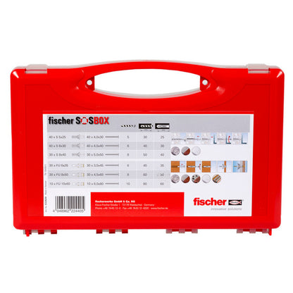 Fischer SOS-Box Dübel S/FU + Schrauben - werkzeug-online24