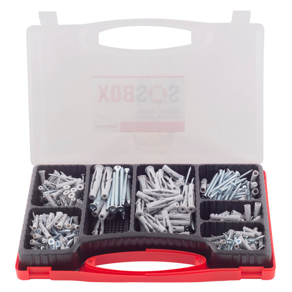 Fischer SOS-Box Dübel S/FU + Schrauben - werkzeug-online24